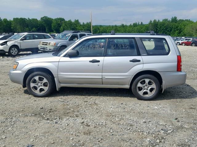 JF1SG656X3H749730 - 2003 SUBARU FORESTER 2 SILVER photo 9