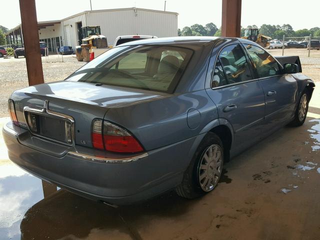 1LNHM86S23Y694058 - 2003 LINCOLN LS BLUE photo 4