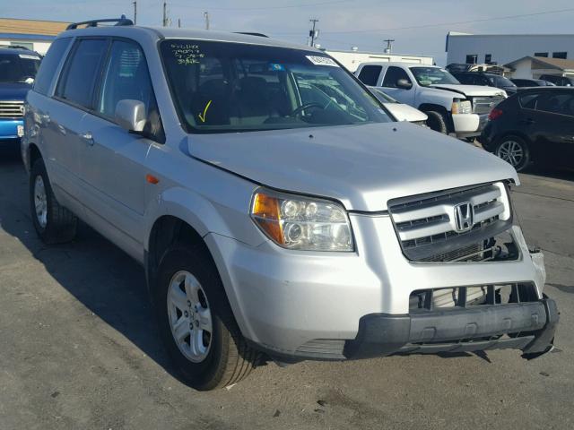 5FNYF18218B004827 - 2008 HONDA PILOT VP SILVER photo 1