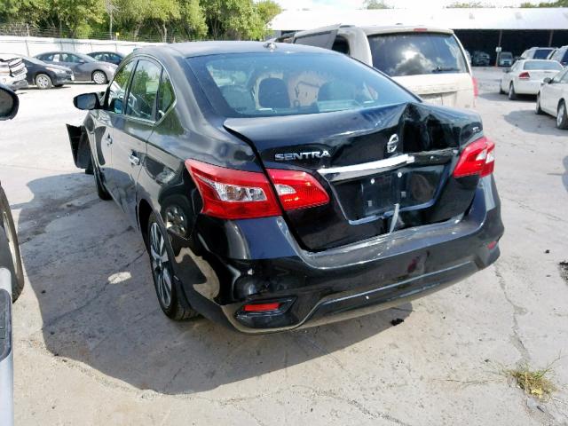 3N1AB7AP8HY282735 - 2017 NISSAN SENTRA S BLACK photo 3