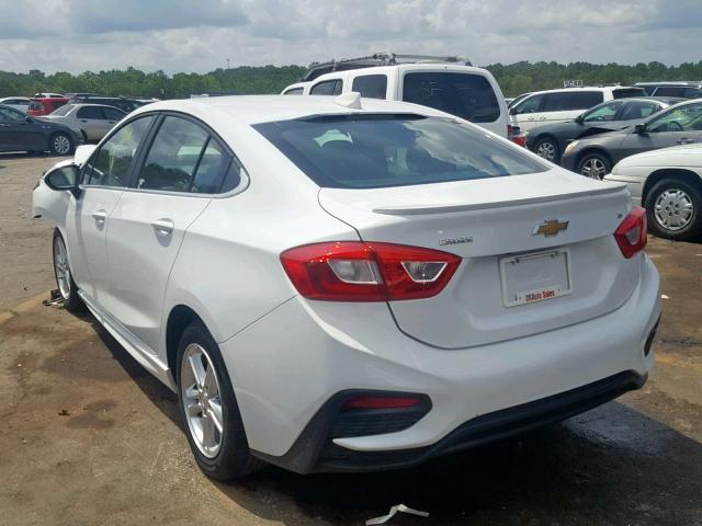 1G1BE5SM8H7268202 - 2017 CHEVROLET CRUZE LT WHITE photo 3