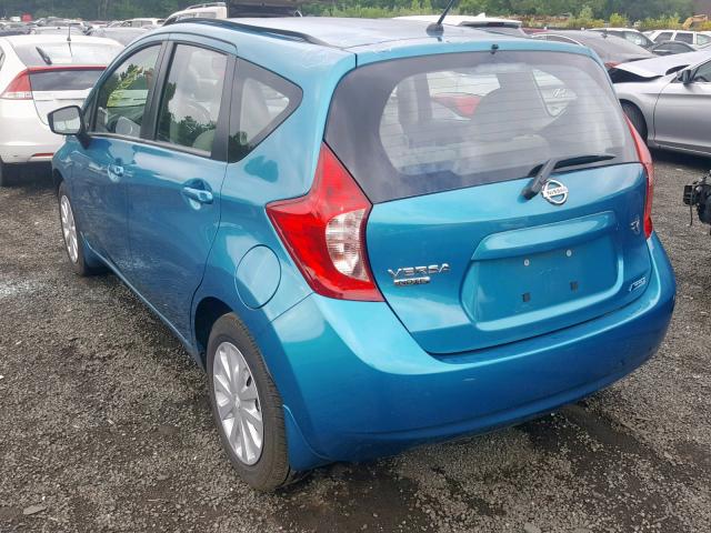 3N1CE2CP4FL441017 - 2015 NISSAN VERSA NOTE BLUE photo 3