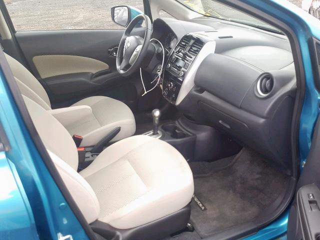 3N1CE2CP4FL441017 - 2015 NISSAN VERSA NOTE BLUE photo 5