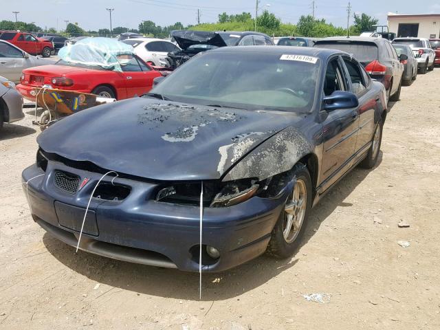 1G2WP52K82F223909 - 2002 PONTIAC GRAND PRIX BLUE photo 2
