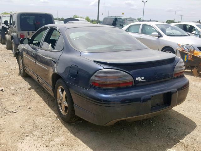 1G2WP52K82F223909 - 2002 PONTIAC GRAND PRIX BLUE photo 3