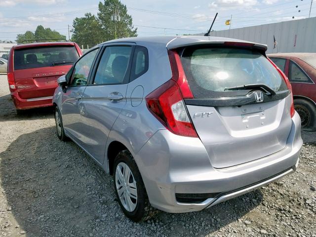 3HGGK5H47JM733319 - 2018 HONDA FIT LX SILVER photo 3