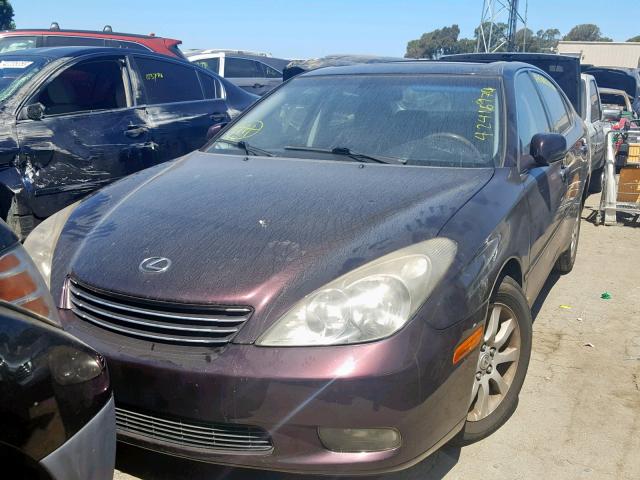 JTHBF30G425010668 - 2002 LEXUS ES 300 BURGUNDY photo 2