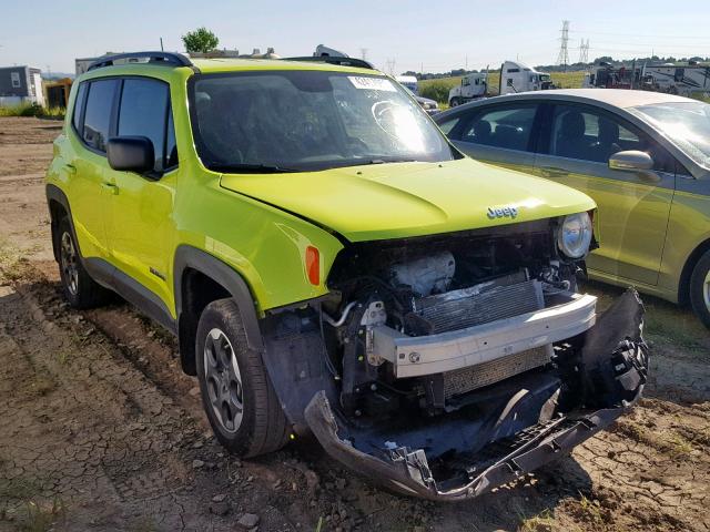 ZACCJBAB1JPH84948 - 2018 JEEP RENEGADE S 绿色 照片 1