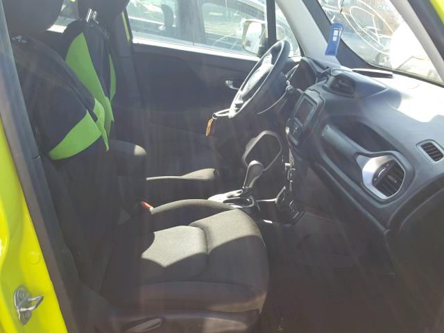 ZACCJBAB1JPH84948 - 2018 JEEP RENEGADE S 绿色 照片 5