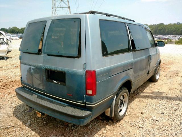 1GKDM19B6MB507127 - 1991 GMC SAFARI XT BLUE photo 4