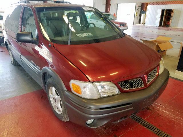 1GMDX03E32D207106 - 2002 PONTIAC MONTANA RED photo 1