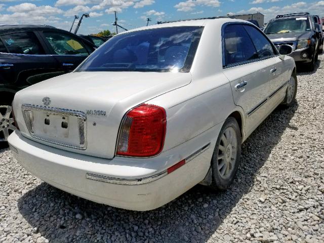 KMHFU45E55A409473 - 2005 HYUNDAI XG 350 WHITE photo 4