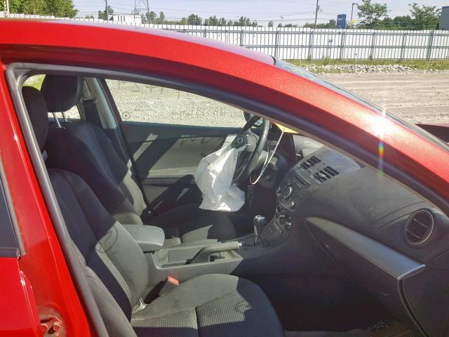 JM1BL1V78D1804509 - 2013 MAZDA 3 I RED photo 5