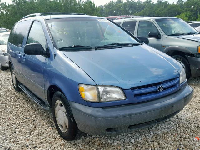 4T3ZF13C6YU297221 - 2000 TOYOTA SIENNA LE BLUE photo 1