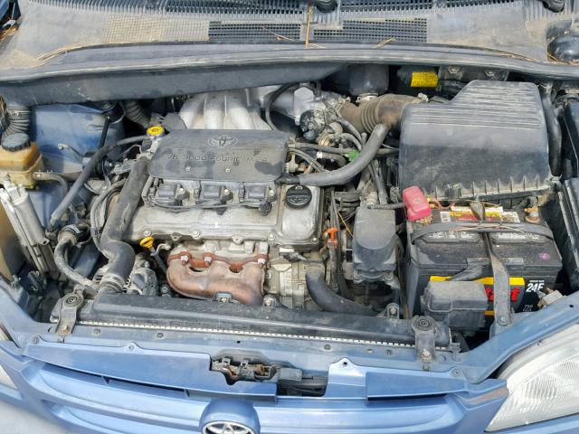 4T3ZF13C6YU297221 - 2000 TOYOTA SIENNA LE BLUE photo 7