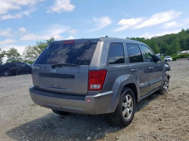 1J8GR48K08C102676 - 2008 JEEP GRAND CHER GRAY photo 4