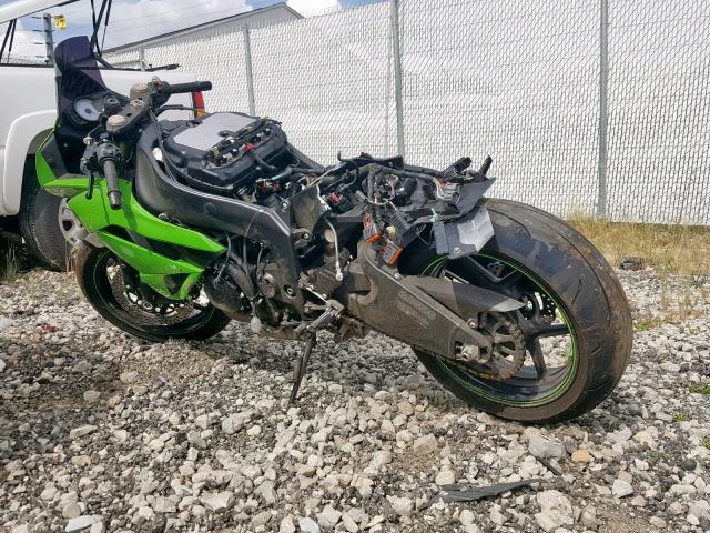 JKAZX4R159A012118 - 2009 KAWASAKI ZX600 R GREEN photo 3