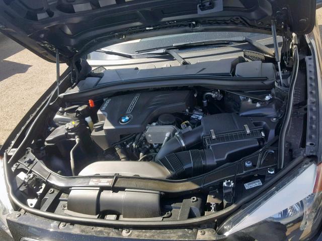 WBAVM1C5XFV316750 - 2015 BMW X1 SDRIVE2 BLACK photo 7