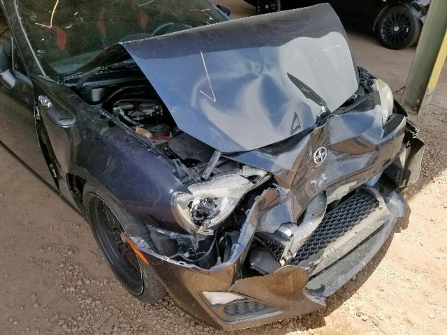 JF1ZNAA16D2733451 - 2013 TOYOTA SCION FR-S GRAY photo 10