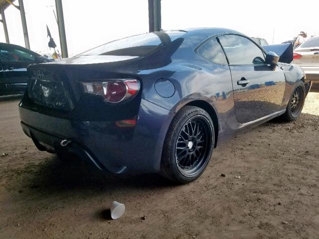 JF1ZNAA16D2733451 - 2013 TOYOTA SCION FR-S GRAY photo 4