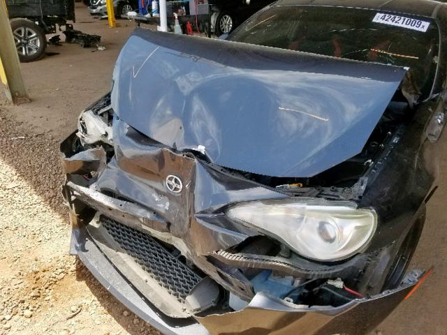 JF1ZNAA16D2733451 - 2013 TOYOTA SCION FR-S GRAY photo 9