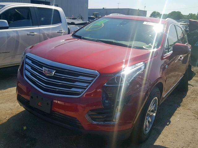 1GYKNDRS7KZ170905 - 2019 CADILLAC XT5 LUXURY RED photo 2