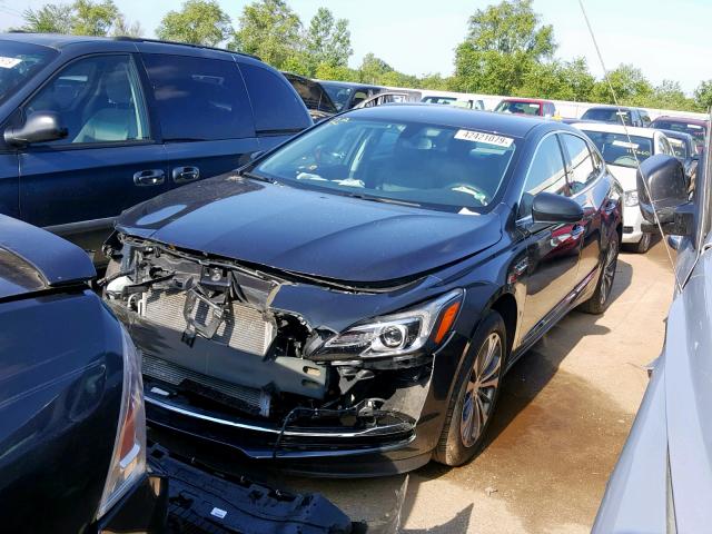 1G4ZP5SSXJU140464 - 2018 BUICK LACROSSE E BLACK photo 2