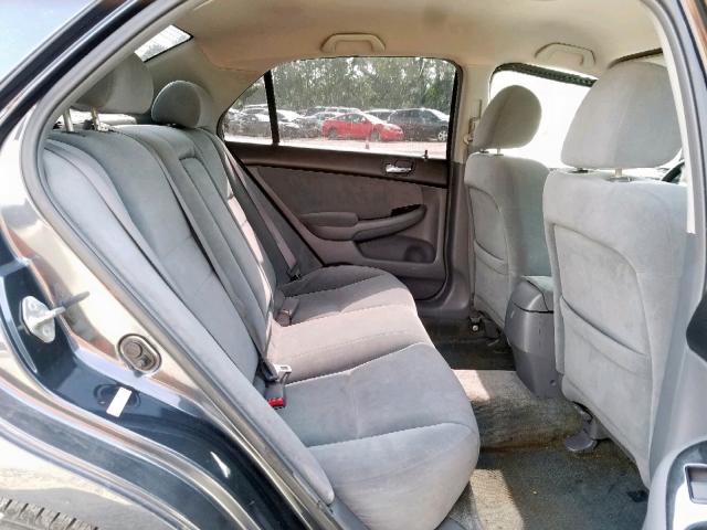 1HGCM56396A019845 - 2006 HONDA ACCORD SE GRAY photo 6