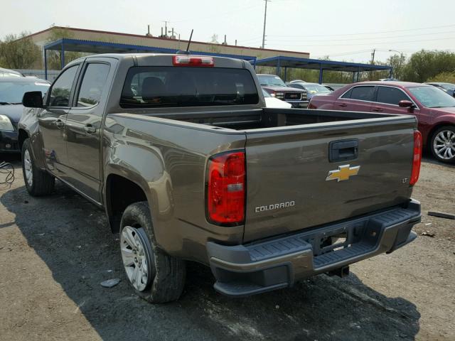 1GCGSBE3XF1140812 - 2015 CHEVROLET COLORADO L BROWN photo 3
