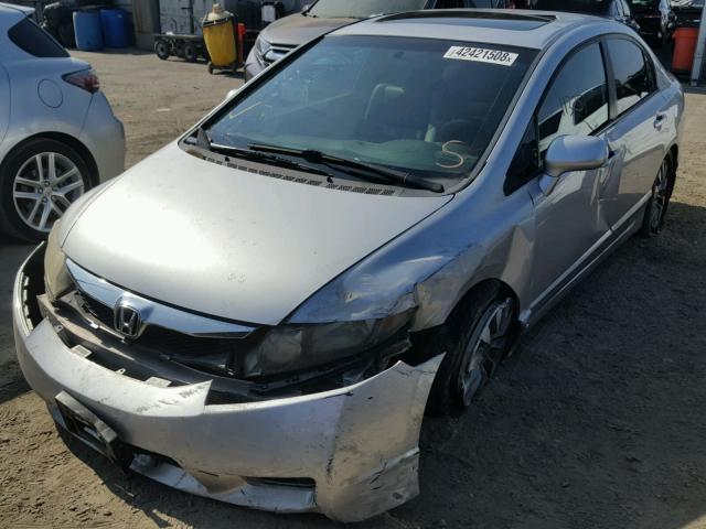 19XFA1F97AE054844 - 2010 HONDA CIVIC EXL SILVER photo 2