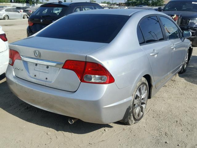 19XFA1F97AE054844 - 2010 HONDA CIVIC EXL SILVER photo 4