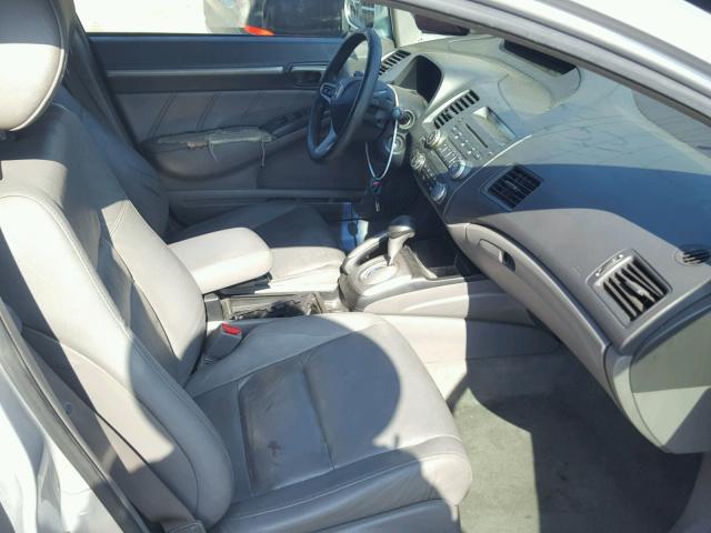 19XFA1F97AE054844 - 2010 HONDA CIVIC EXL SILVER photo 5