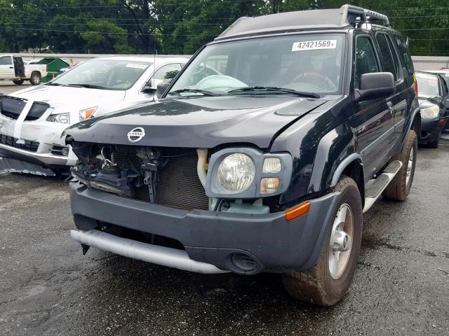 5N1ED28T82C600749 - 2002 NISSAN XTERRA XE BLACK photo 2