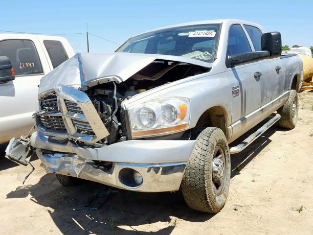 3D7MX39A87G815049 - 2007 DODGE RAM 3500 SILVER photo 2