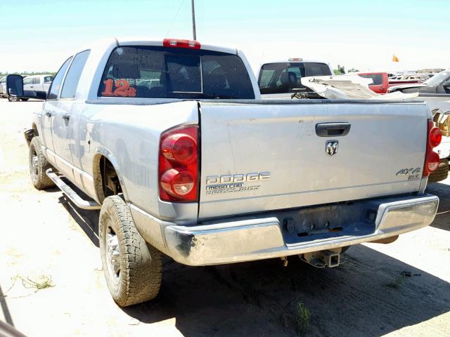 3D7MX39A87G815049 - 2007 DODGE RAM 3500 SILVER photo 3