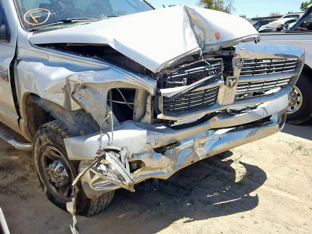 3D7MX39A87G815049 - 2007 DODGE RAM 3500 SILVER photo 9