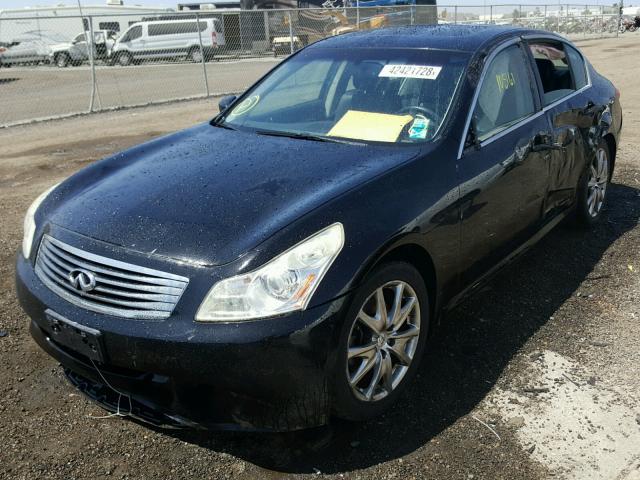 JNKCV61F09M363374 - 2009 INFINITI G37 BLACK photo 2