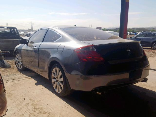 1HGCS22879A012323 - 2009 HONDA ACCORD EXL GRAY photo 3