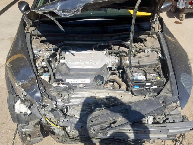 1HGCS22879A012323 - 2009 HONDA ACCORD EXL GRAY photo 7