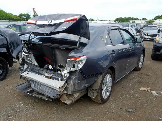 4T1BD1FK7DU066485 - 2013 TOYOTA CAMRY HYBR GRAY photo 4