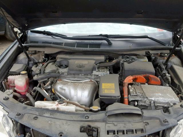 4T1BD1FK7DU066485 - 2013 TOYOTA CAMRY HYBR GRAY photo 7