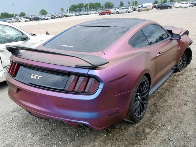 1FA6P8CF6H5276272 - 2017 FORD MUSTANG GT TWO TONE photo 4