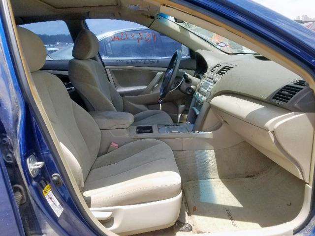 4T1BE46K17U053783 - 2007 TOYOTA CAMRY NEW BLUE photo 5