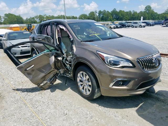 LRBFXBSA9HD147959 - 2017 BUICK ENVISION E BROWN photo 1