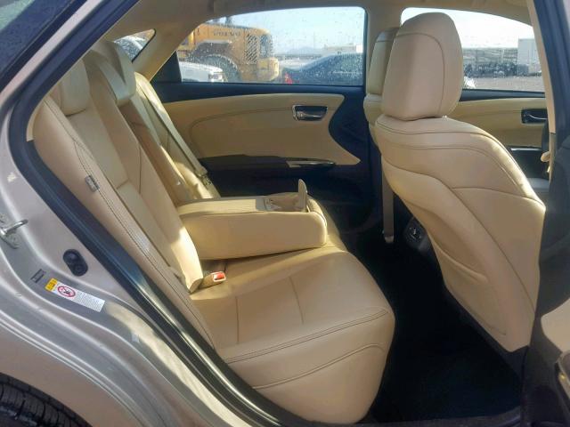 4T1BK1EB6JU287451 - 2018 TOYOTA AVALON XLE GOLD photo 6