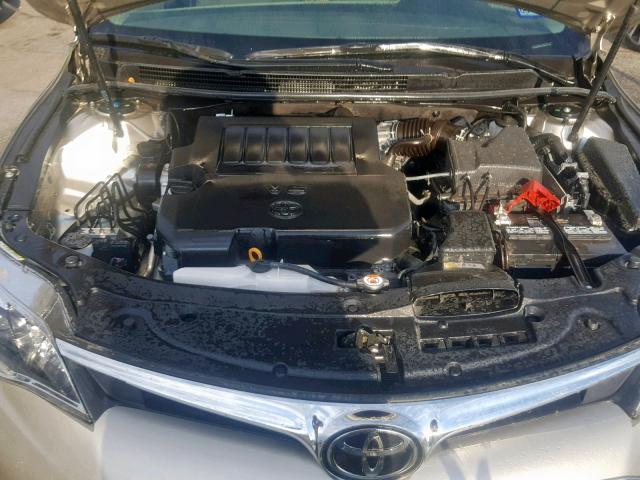4T1BK1EB6JU287451 - 2018 TOYOTA AVALON XLE GOLD photo 7