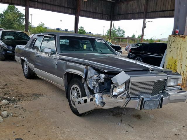 1G6DW5476MR714692 - 1991 CADILLAC BROUGHAM GRAY photo 1