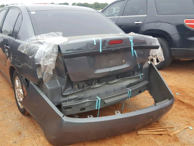 1G1ZS58F57F227725 - 2007 CHEVROLET MALIBU LS GRAY photo 9