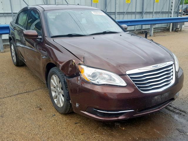 1C3CCBBG1CN169529 - 2012 CHRYSLER 200 TOURIN BROWN photo 1