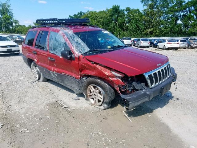 1J4GW48S63C596044 - 2003 JEEP GRAND CHER MAROON photo 1